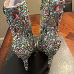 Embellished Women's Ankle Boots